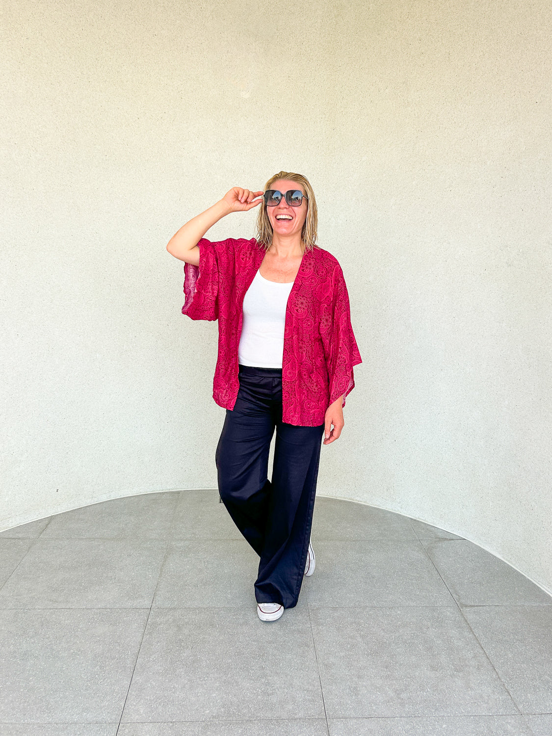 Izzy Kimono Vest Groen
