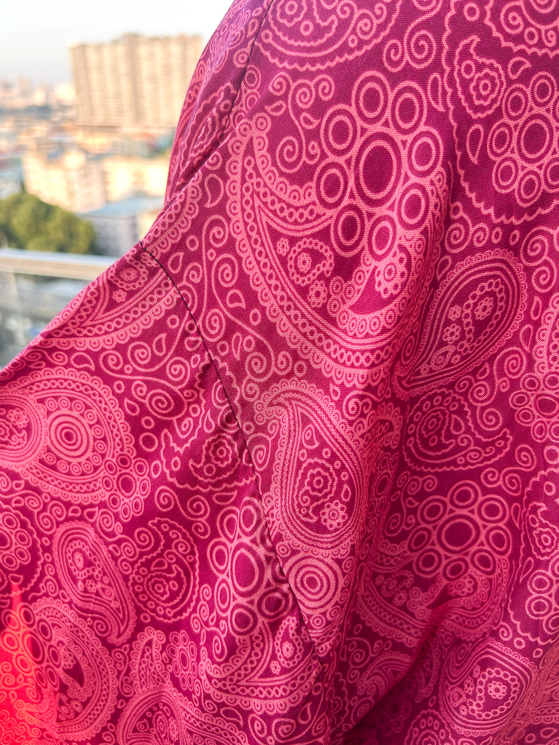 Izzy Kimono Vest Bordeaux