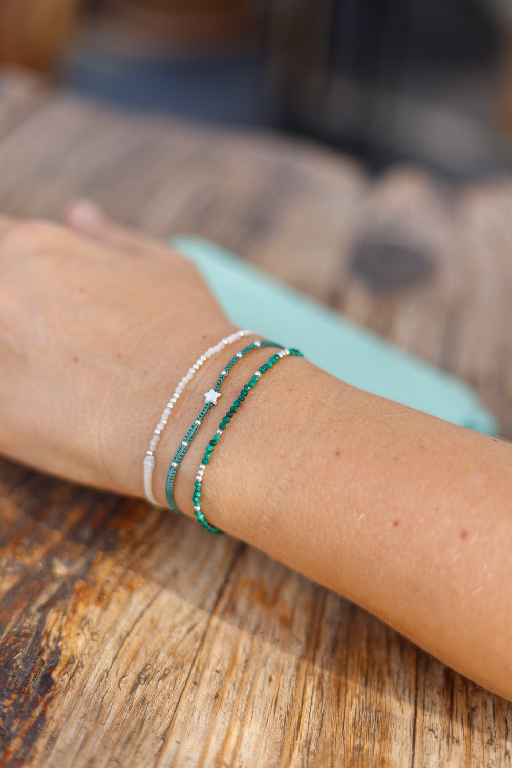 Armband Evi: Malachiet