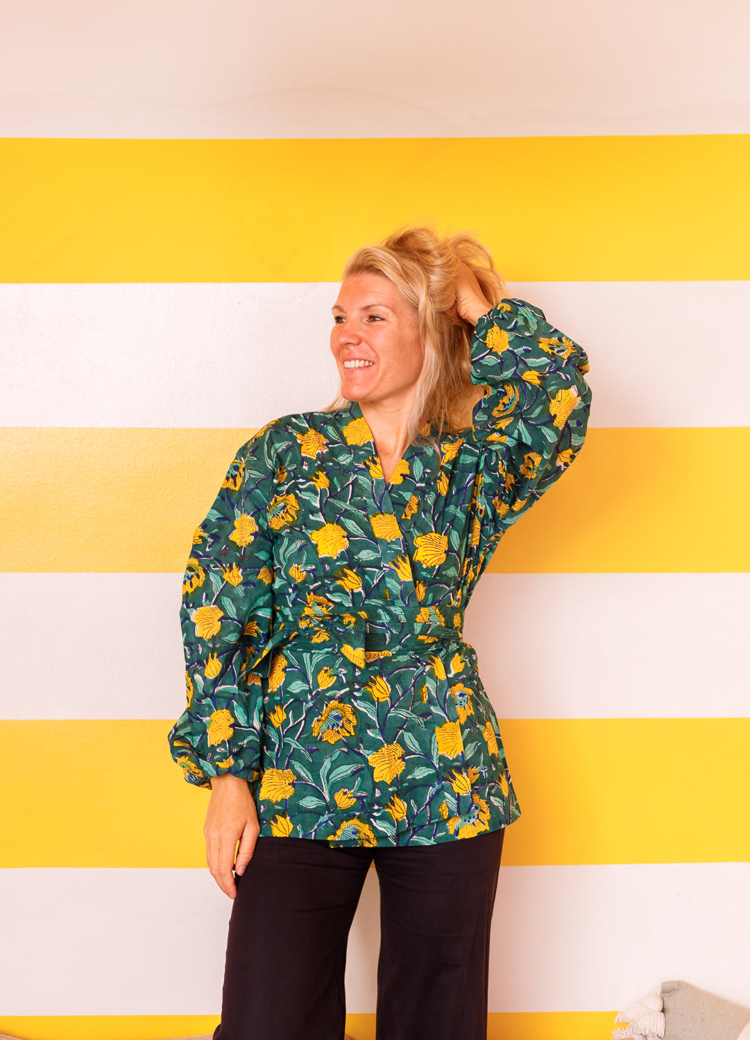 Blouse Nickey Gele Bloempjes