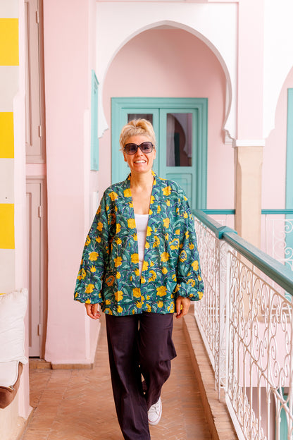 Blouse Nickey Gele Bloempjes