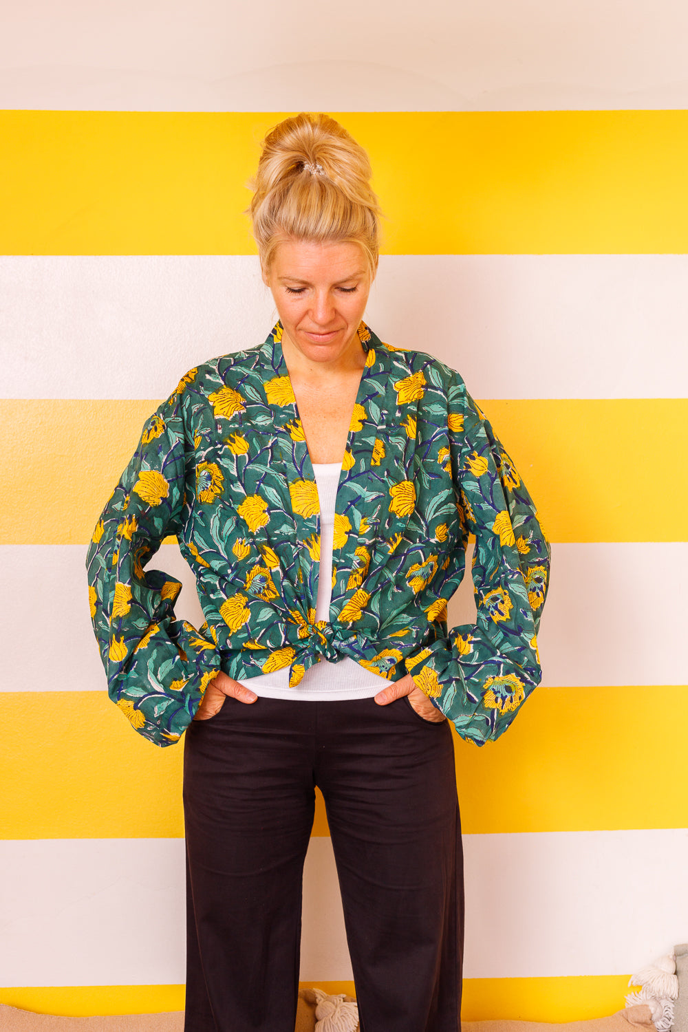 Blouse Nickey Gele Bloempjes