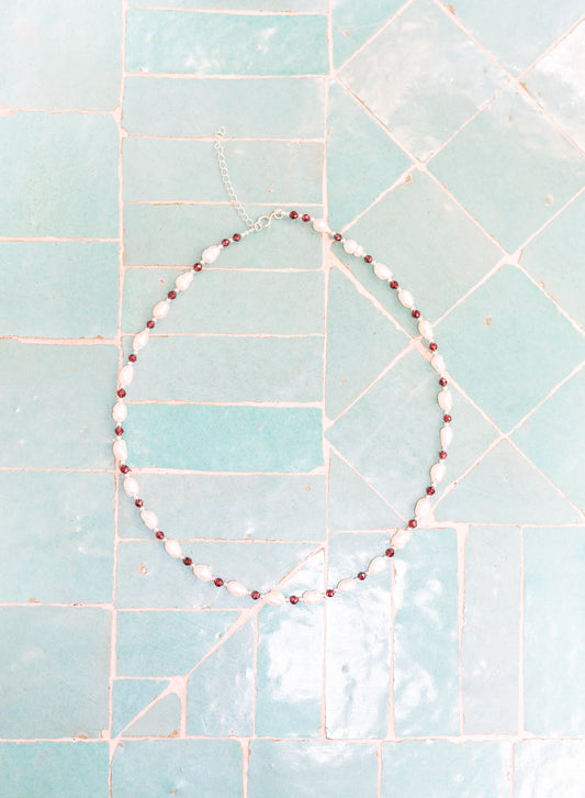 Ketting Granaat Parels
