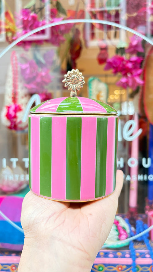 Box Bloem Roze-Groen