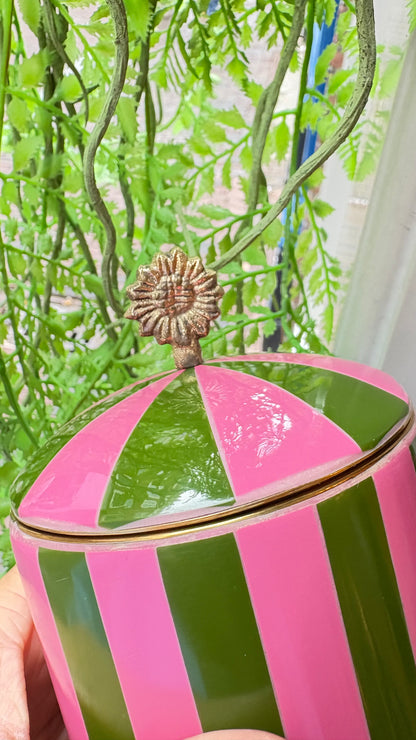 Box Bloem Roze-Groen