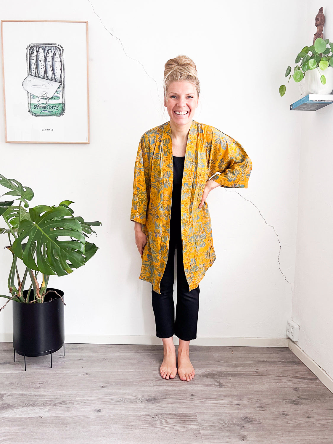 Sophie Kimono Geel