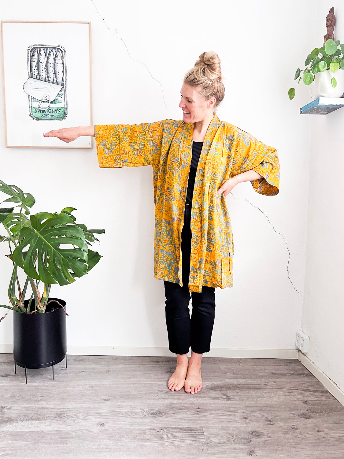 Sophie Kimono Geel