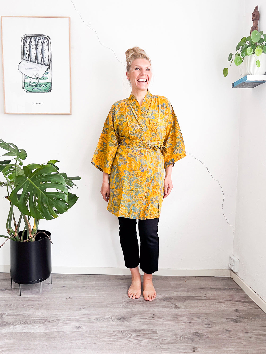 Sophie Kimono Geel