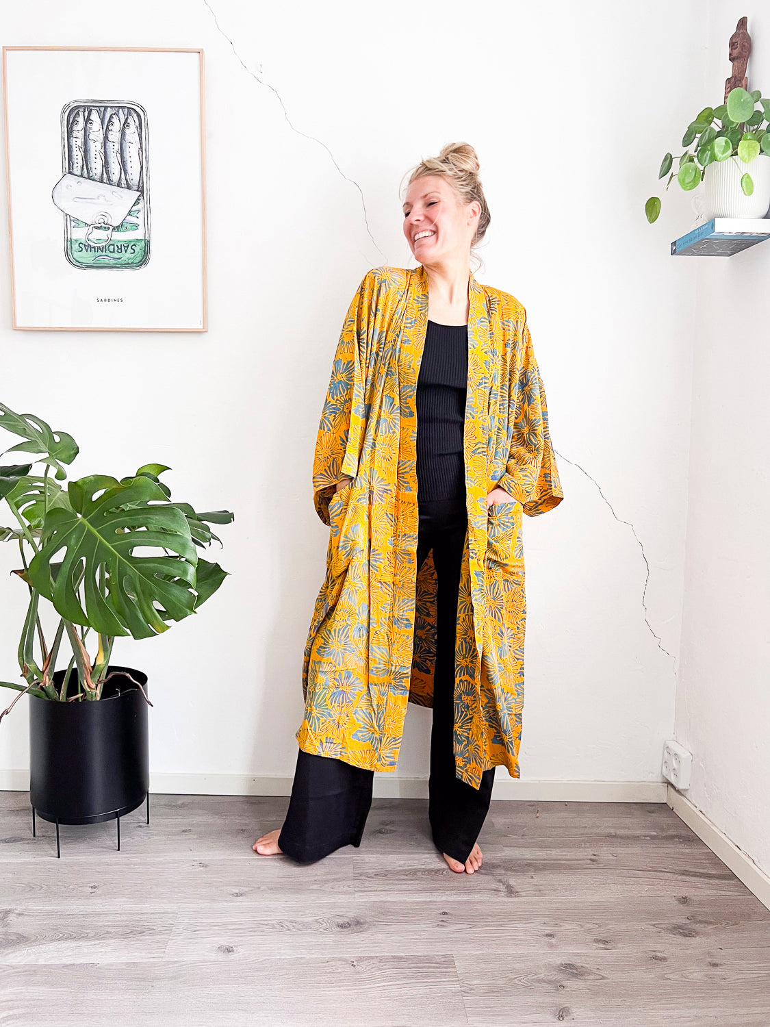 Julia Kimono Geel