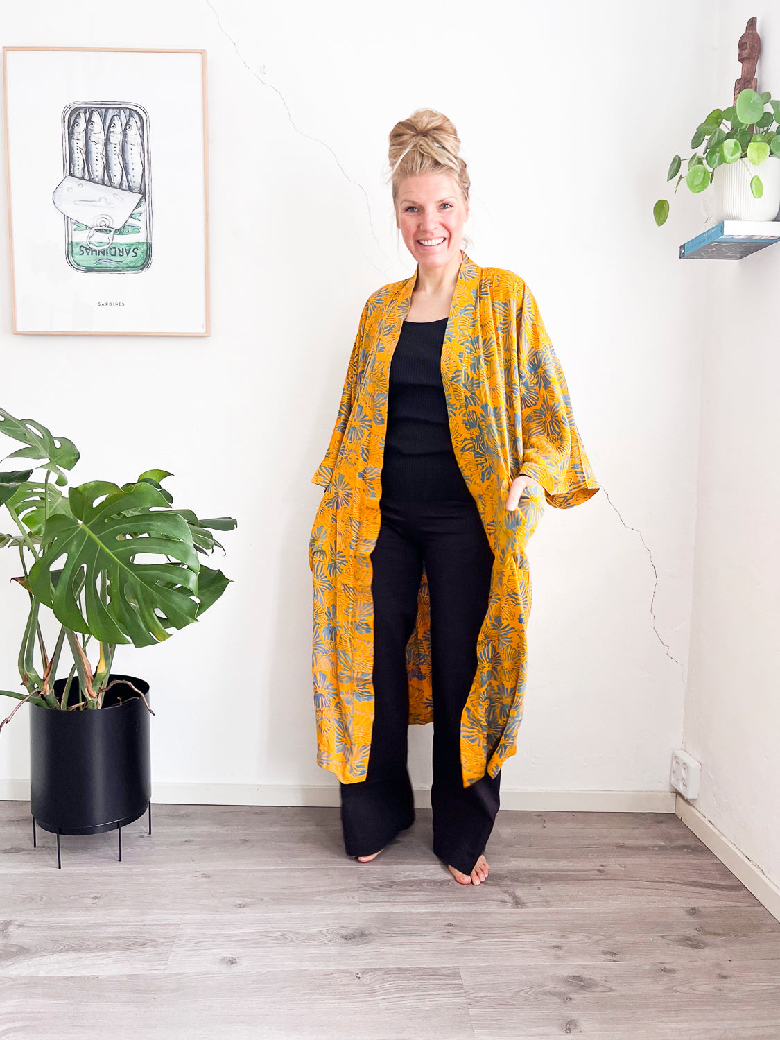 Julia Kimono Geel