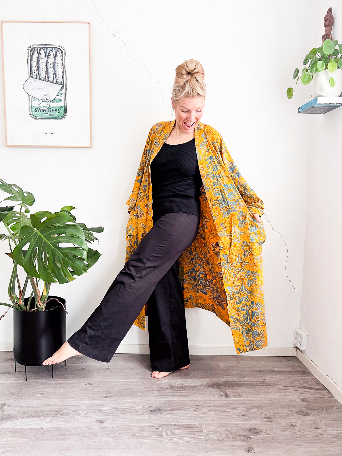 Julia Kimono Geel