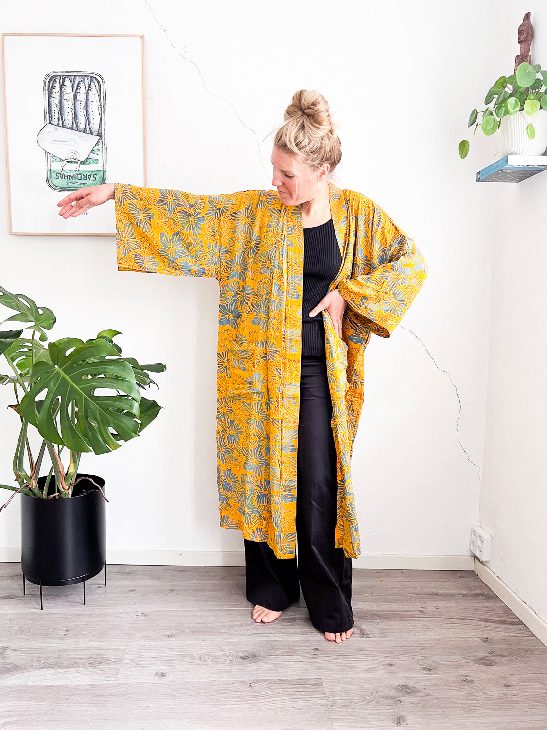 Julia Kimono Geel