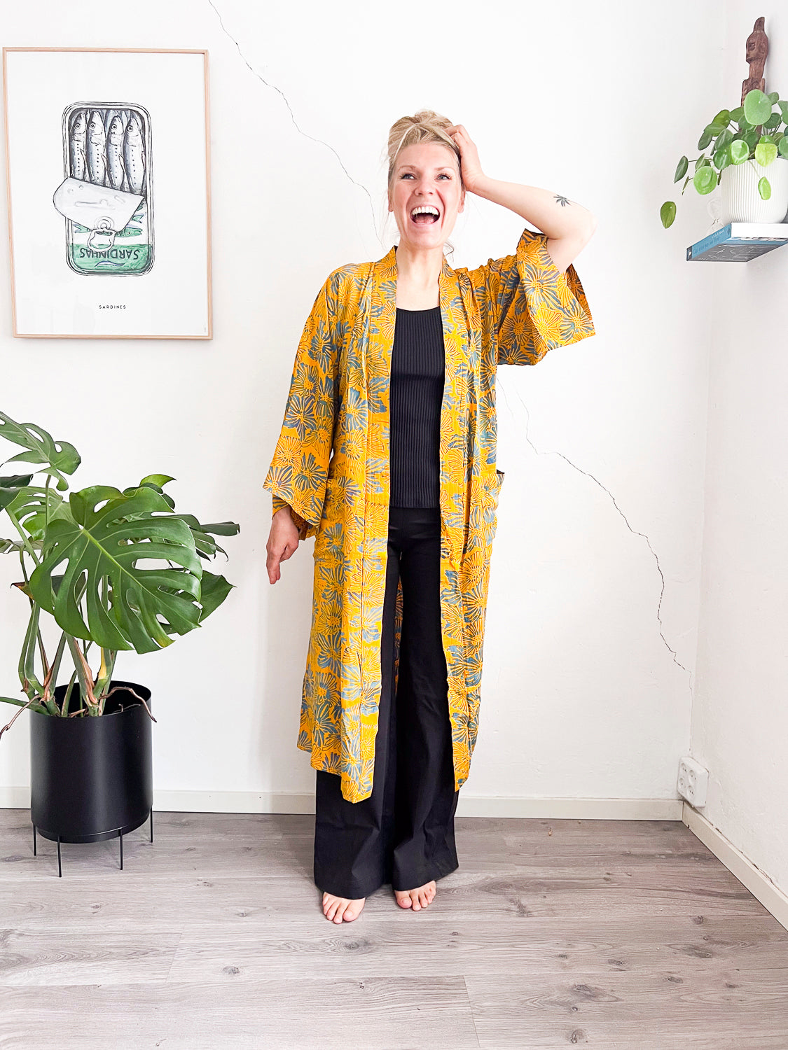 Julia Kimono Geel