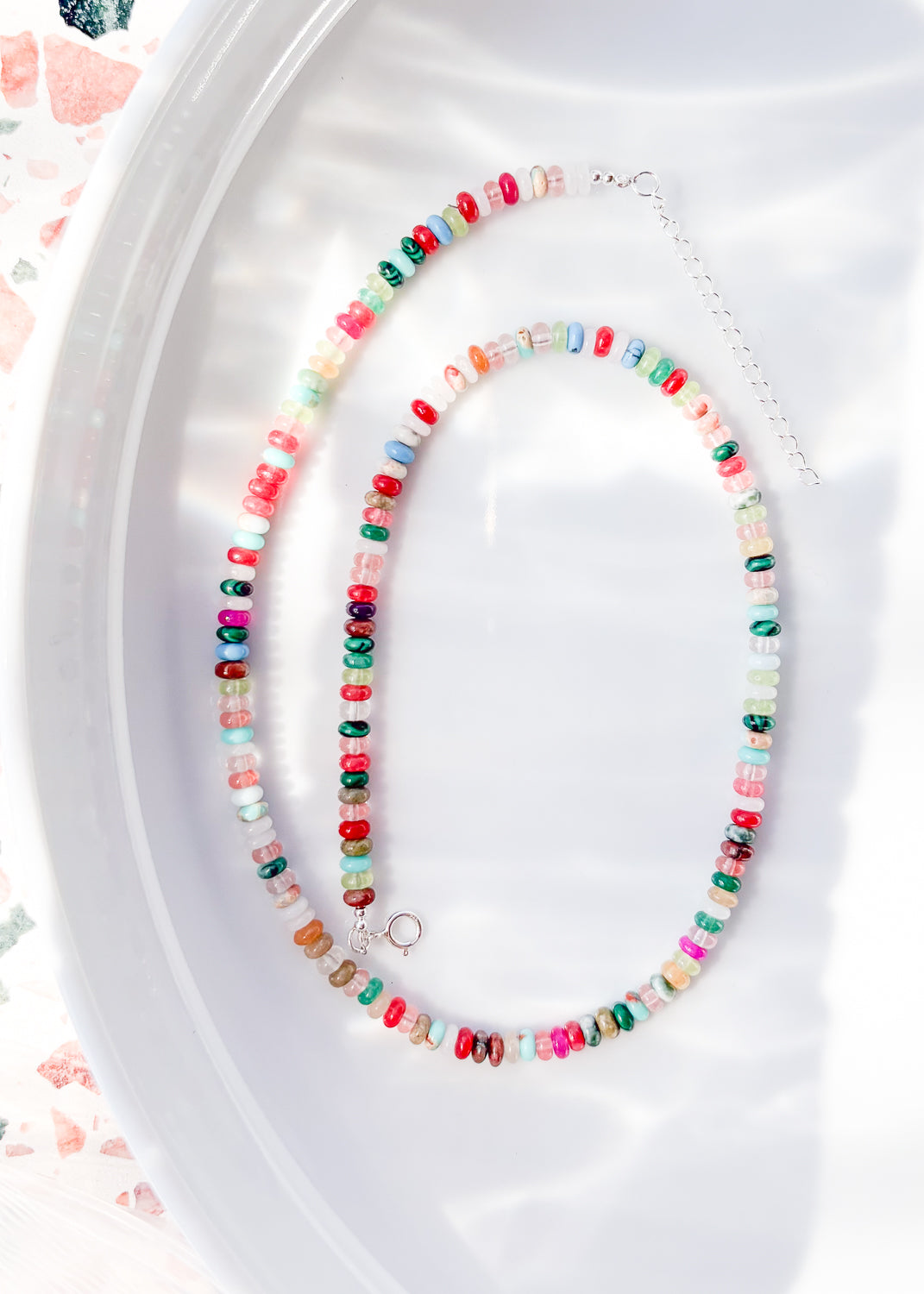 Ketting Agaath Edelstenen