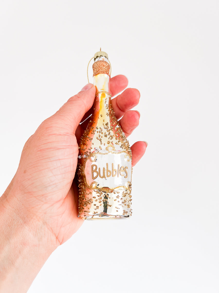 Kerstbal Champagne Bubbels