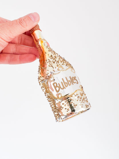 Kerstbal Champagne Bubbels