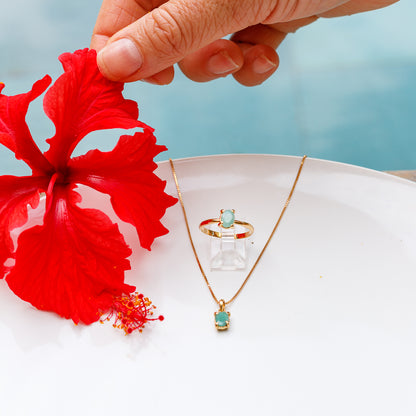 Aquamarijn ketting