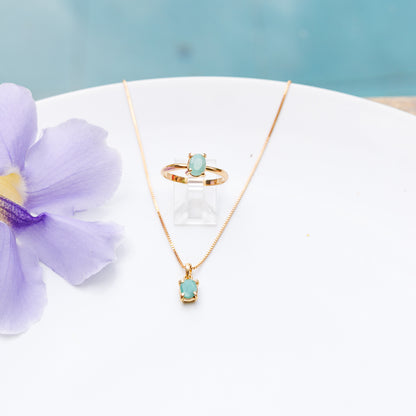 Aquamarijn ketting