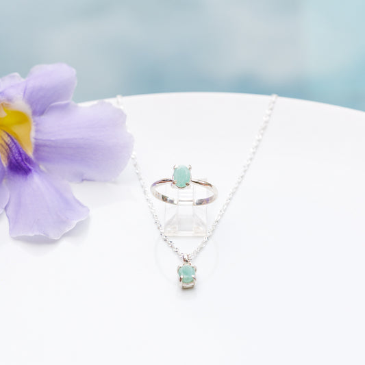 Aquamarijn ketting