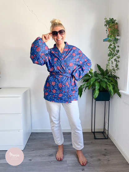 Blouse Blue Flowers