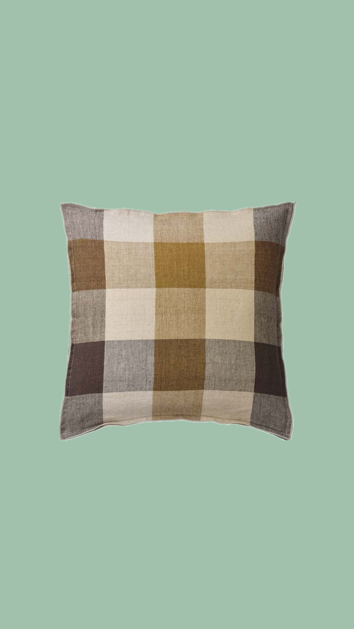 Kussen Ruitjes Chocolade