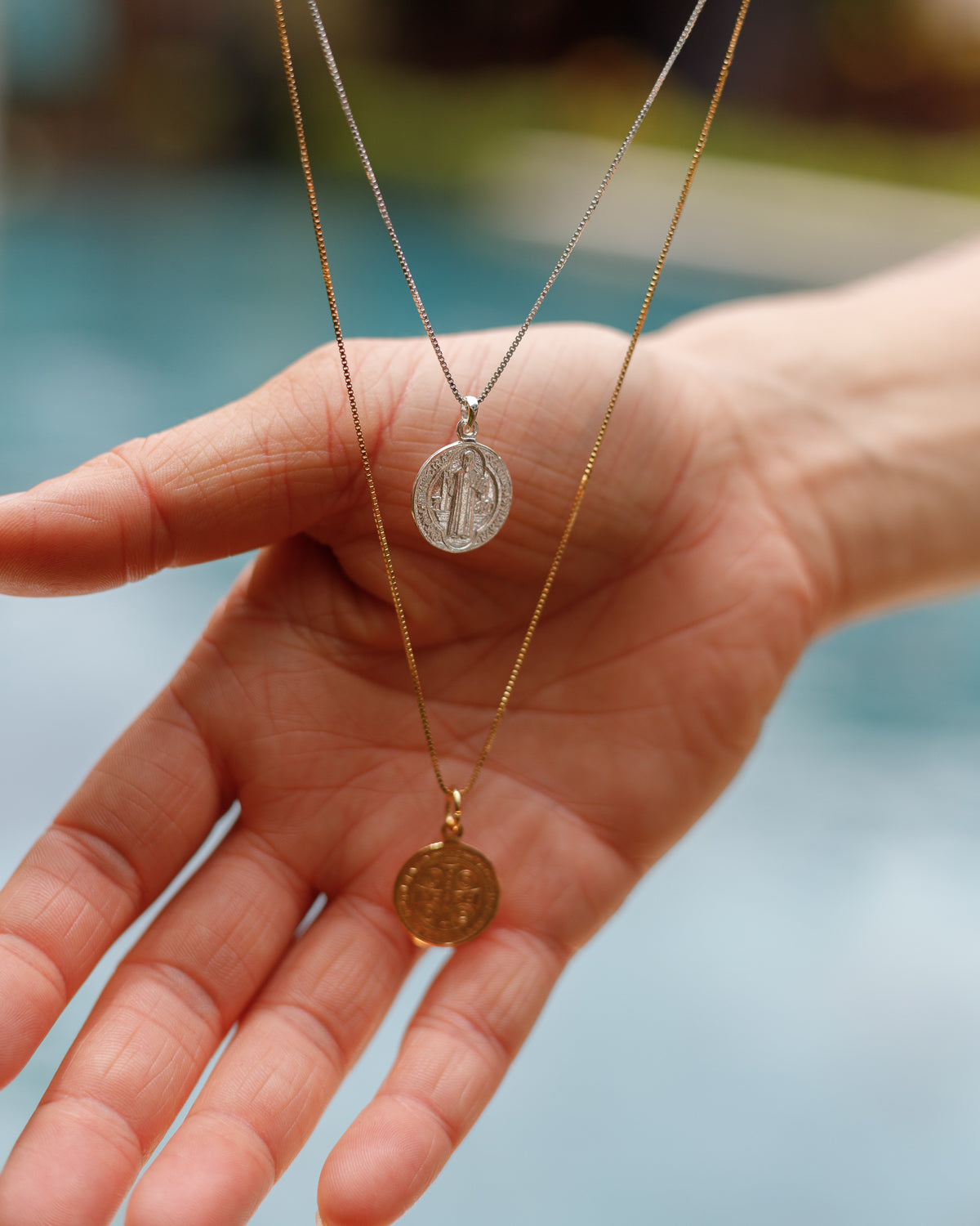 Ketting Lucky Charm voor Zieken: Sint Benedictus
