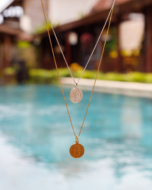 Ketting Lucky Charm voor Zieken: Sint Benedictus