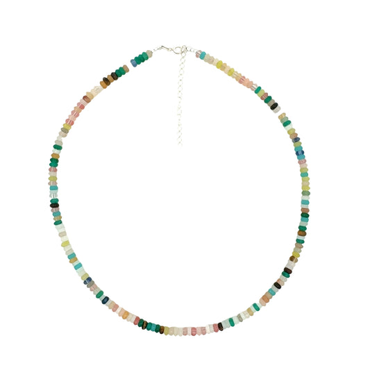 Ketting Agaath Edelstenen Groen