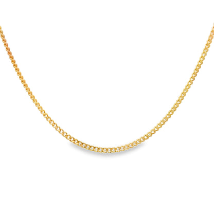 Basic Ketting Goud op Zilver