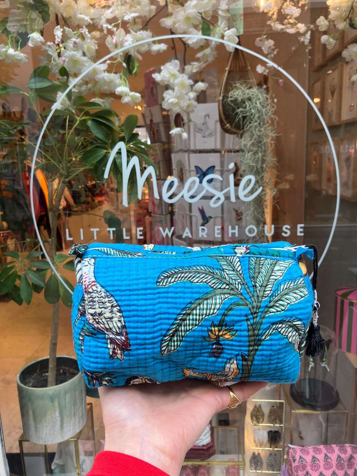 ToiletTas Jungle Blauw