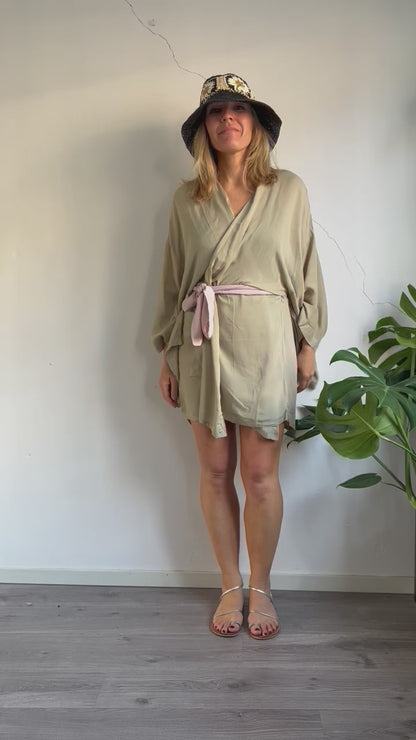 Emma Kimono Soft Green