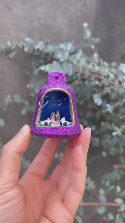 Glitter Kerststal
