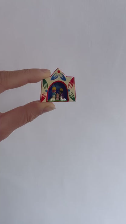 Mini Kerststalletje klei