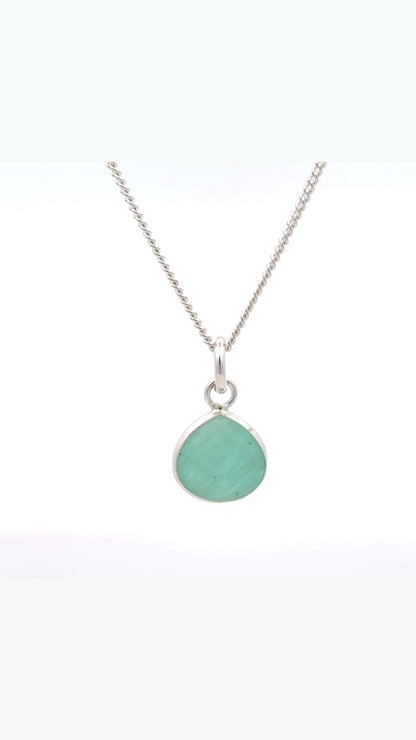Ketting Aquamarijn