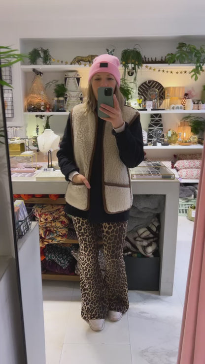 Lizzy Wollen Waistcoat Grijs