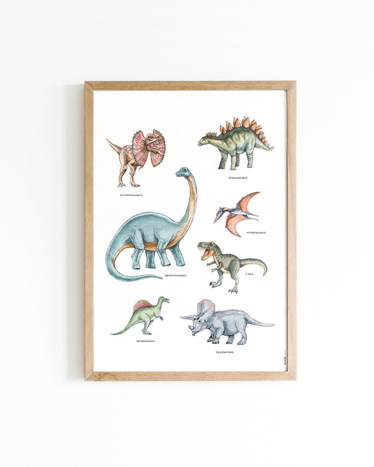 Poster Dino's 2. 30x40cm