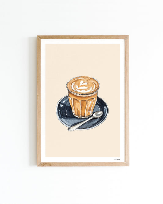 Poster Food Cappuccino Koffie