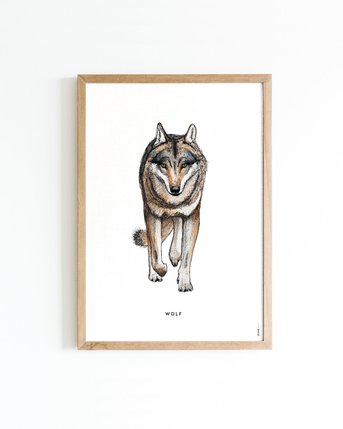 Poster Wolf A4